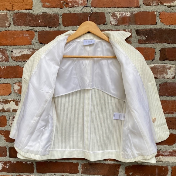 AKRIS Punto Linen Cotton‎ Blazer Size 8 - Picture 3 of 8